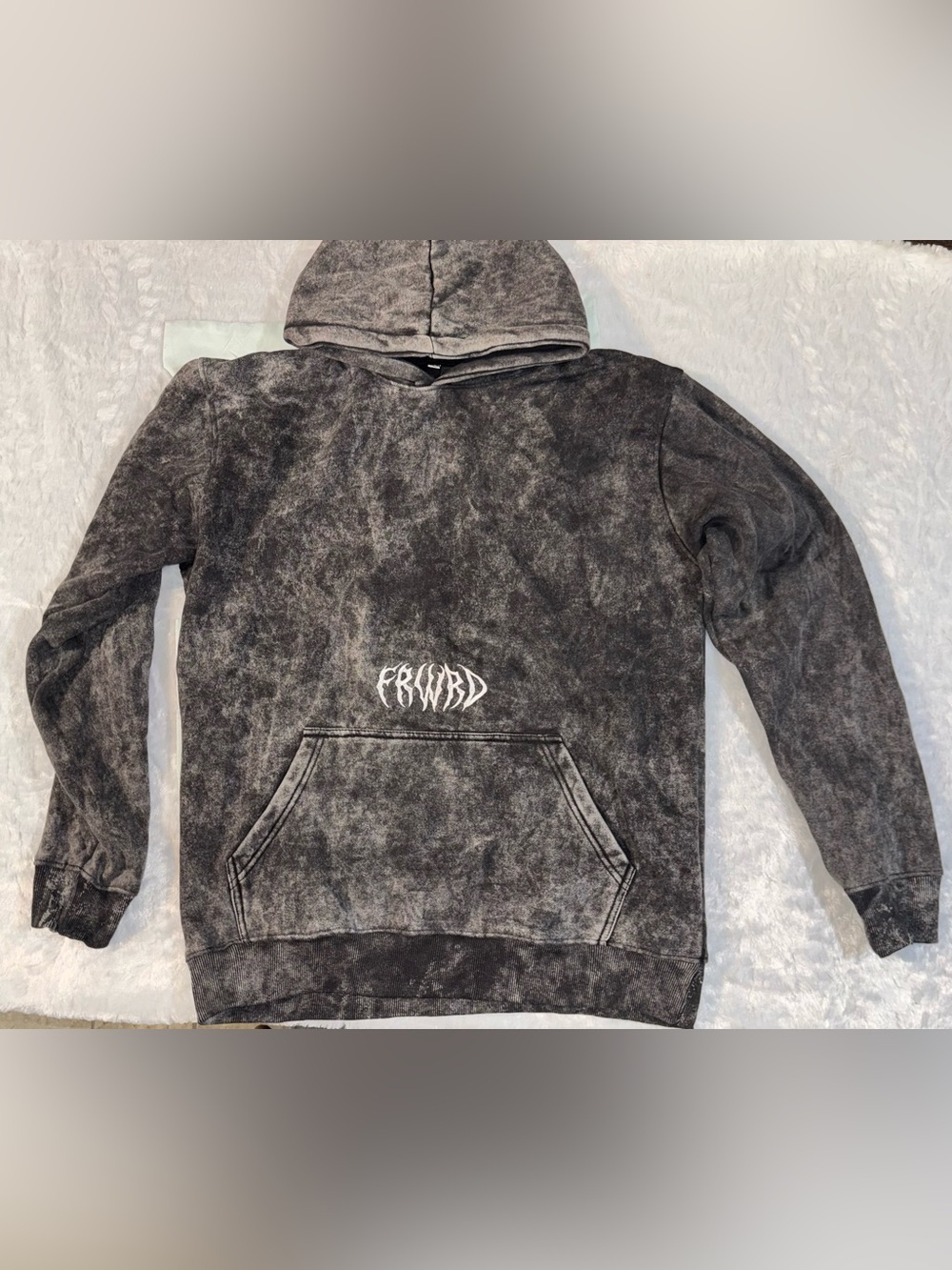 NWOT Men’s Washed Black Hoodie Sweater
